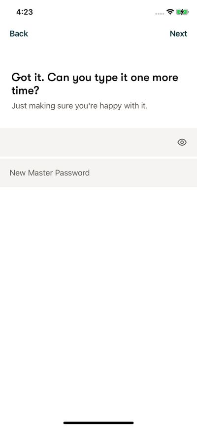 Signups screenshot 