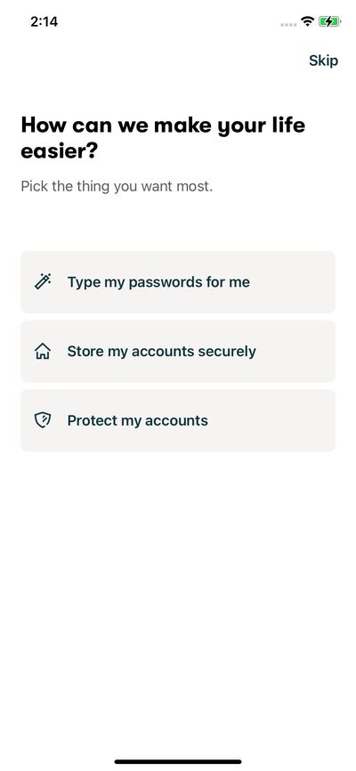 Settings screenshot 