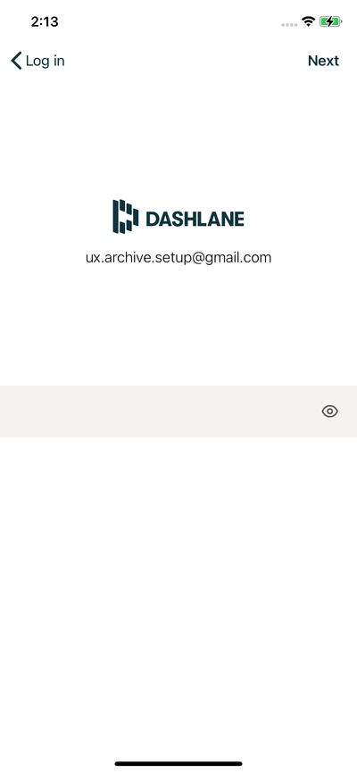 Logins screenshot 