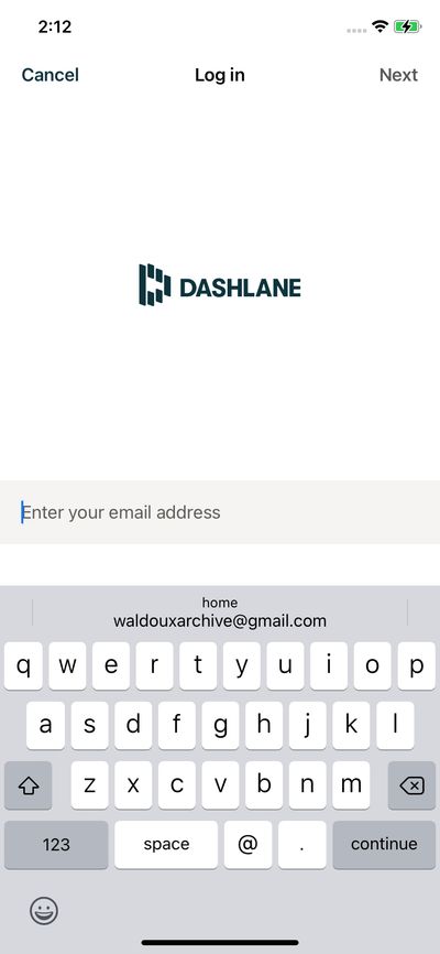 Logins screenshot 