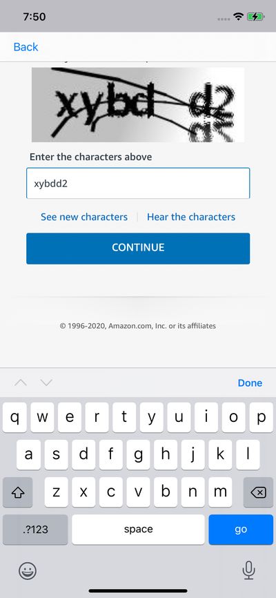 Verification screenshot 