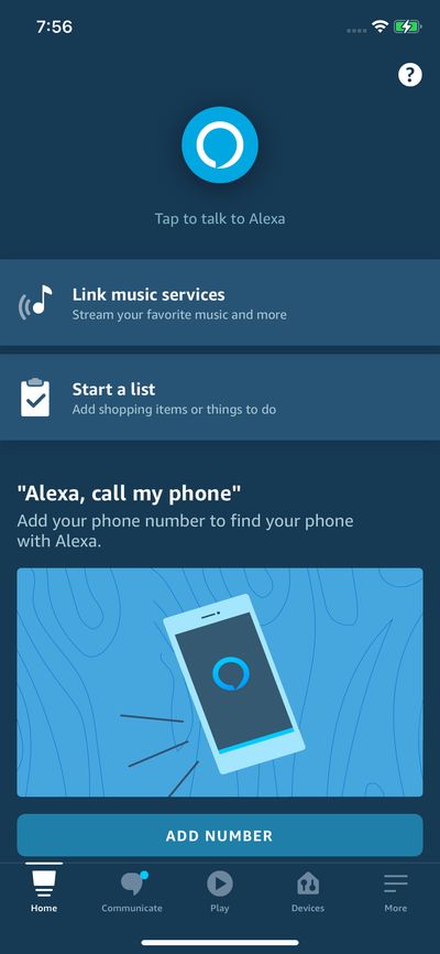 Home screenshot 