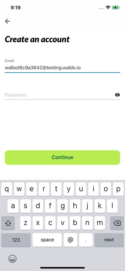 Signups screenshot 