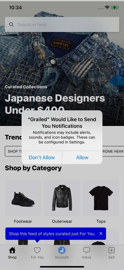 Permission screenshot 