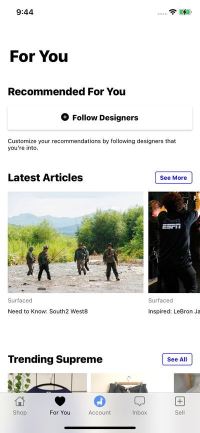 Suggestions screenshot 