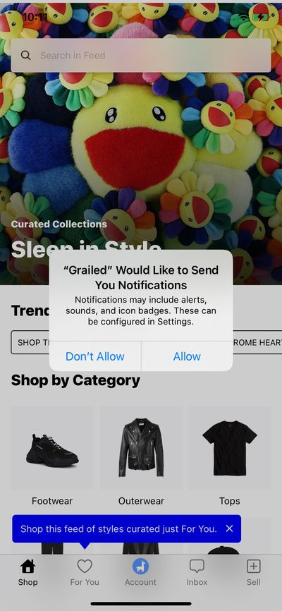 Permission screenshot 