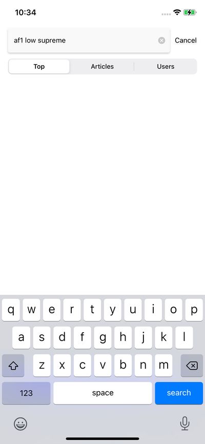 Search screenshot 