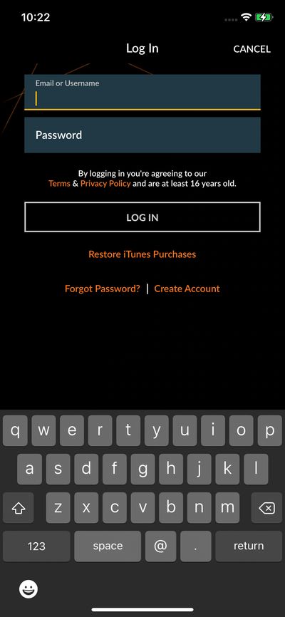 Logins screenshot 