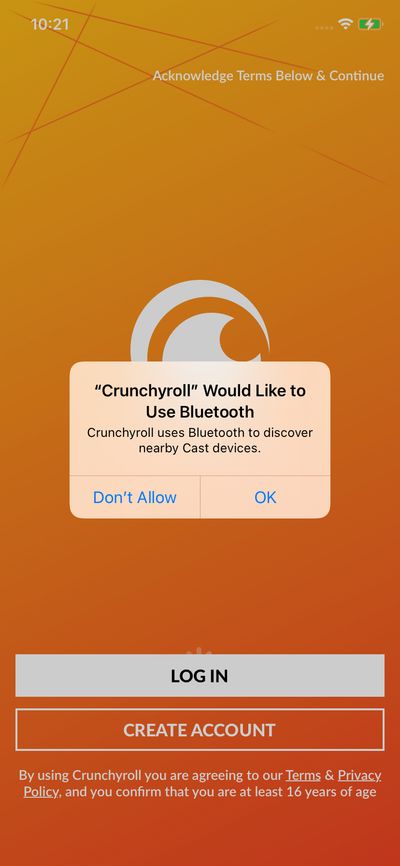Permission screenshot 