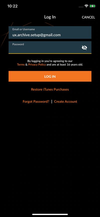 Logins screenshot 
