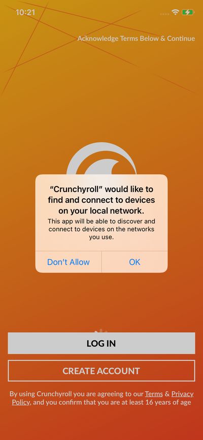 Permission screenshot 