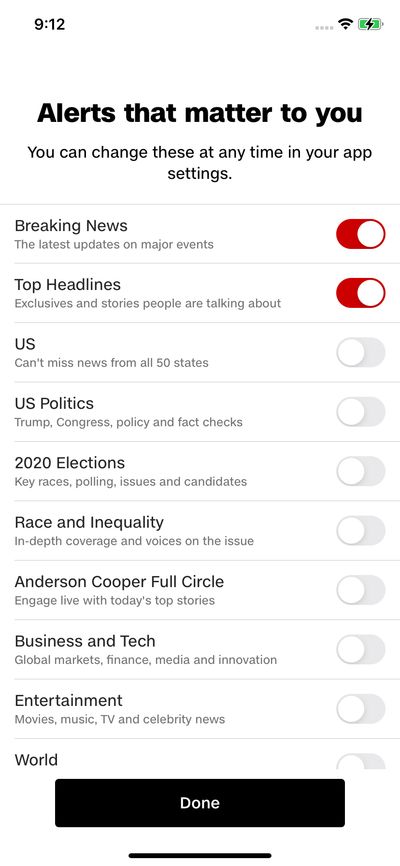 Alerts & Reminders screenshot 