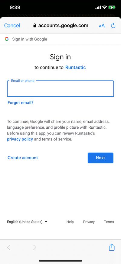 Logins screenshot 