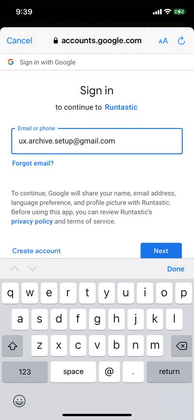Logins screenshot 