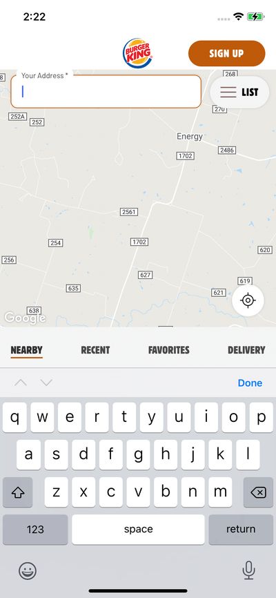 Search screenshot 