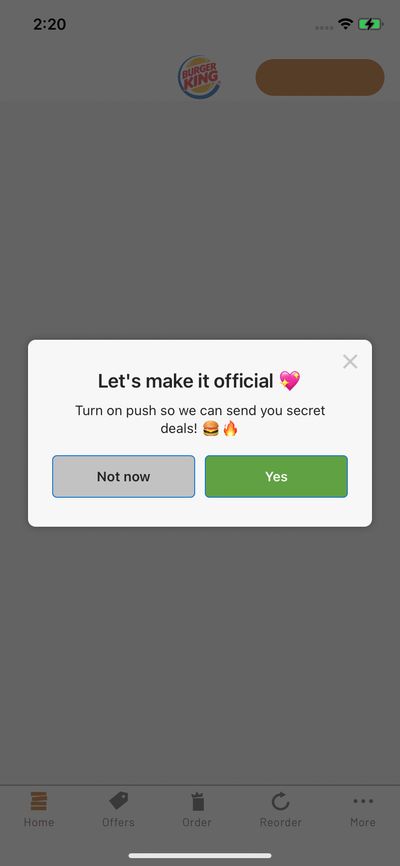 Permission screenshot 