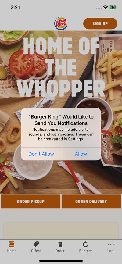 Permission screenshot 
