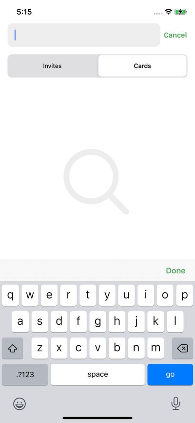 Search screenshot 