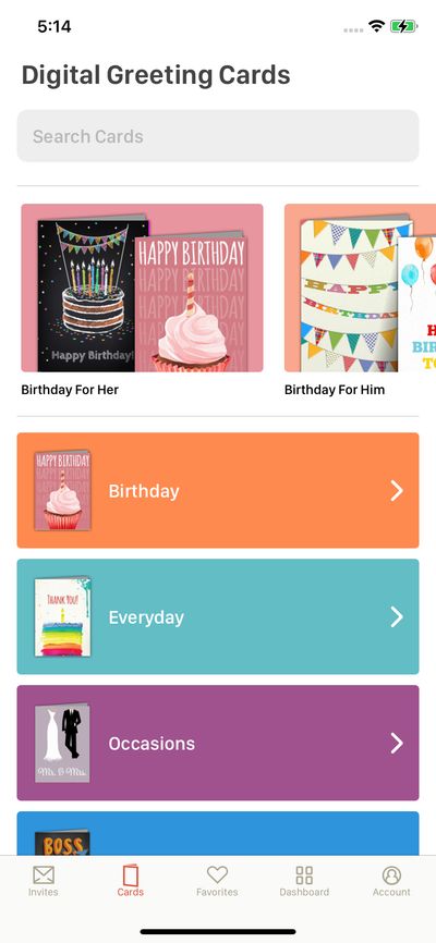 Search screenshot 