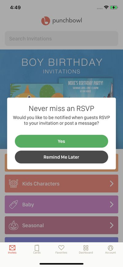 Activity & Notification screenshot 