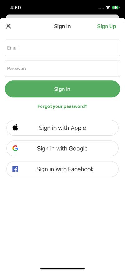 Logins screenshot 