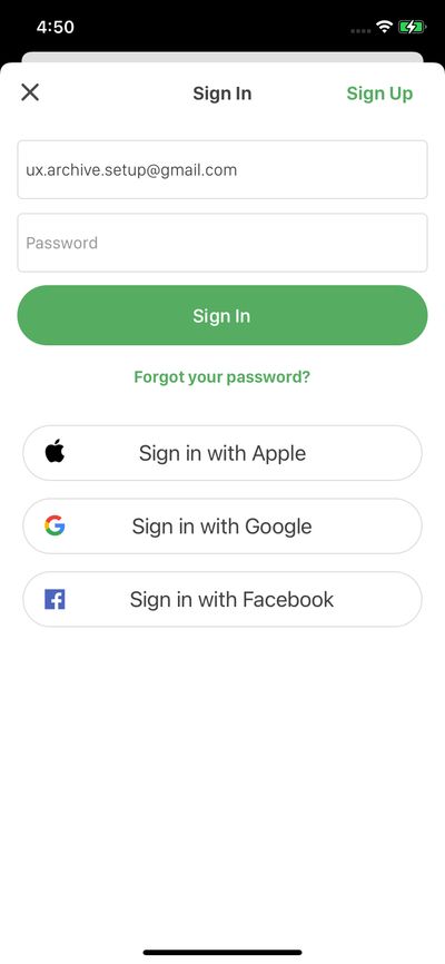 Logins screenshot 