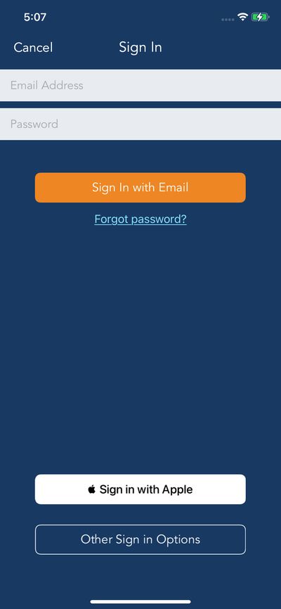 Logins screenshot 