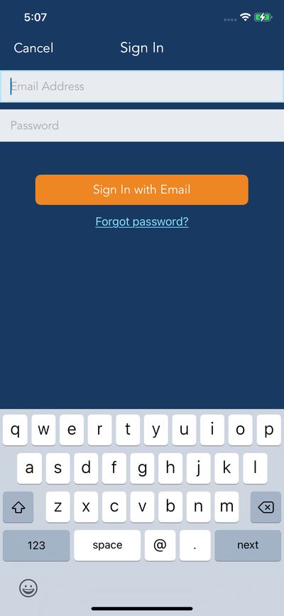 Logins screenshot 