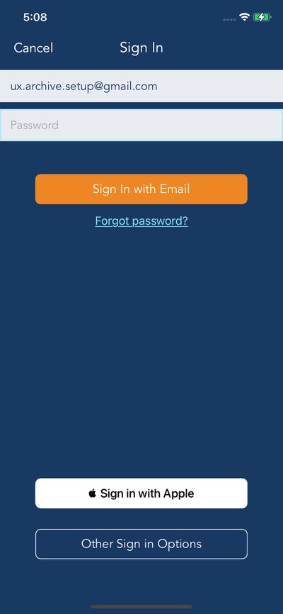 Logins screenshot 