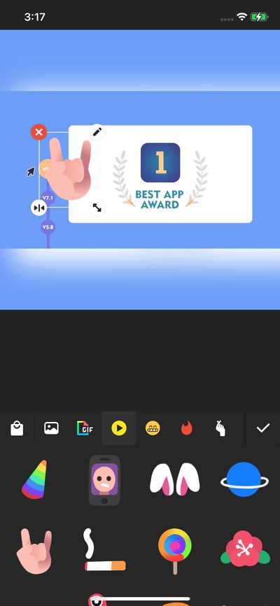 Edit screenshot 