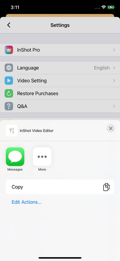 Share screenshot 